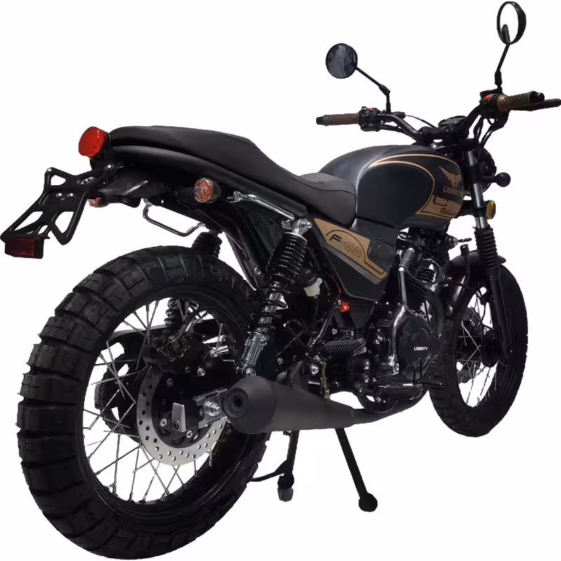 150cc Gasoline Motorcycle High Torque 4 Stroke Front Disc Rear Drum CDI Ignition Alloy Rims