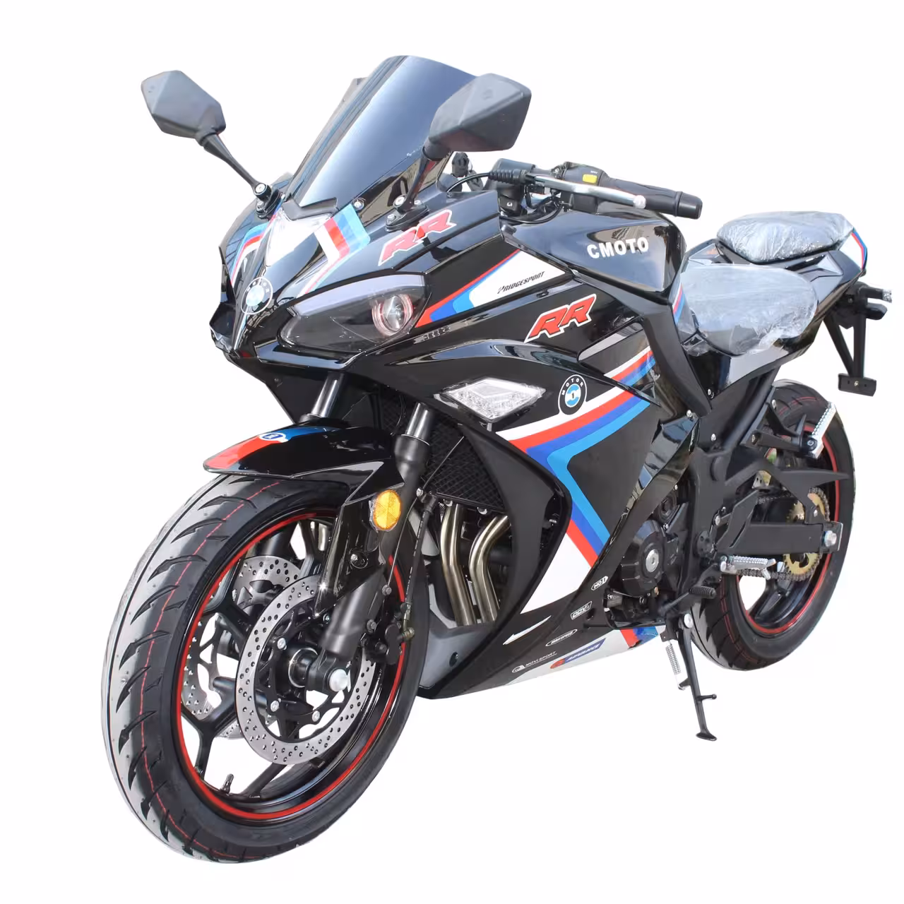 200cc-400cc Gasoline Street Fighter Motorcycle 4 Stroke Chain Transmission Racing Style High Performance