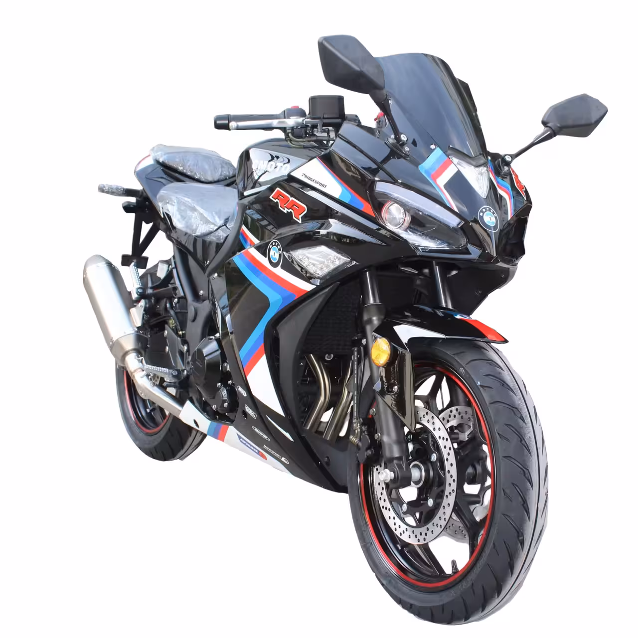 200cc-400cc Gasoline Street Fighter Motorcycle 4 Stroke Chain Transmission Racing Style High Performance
