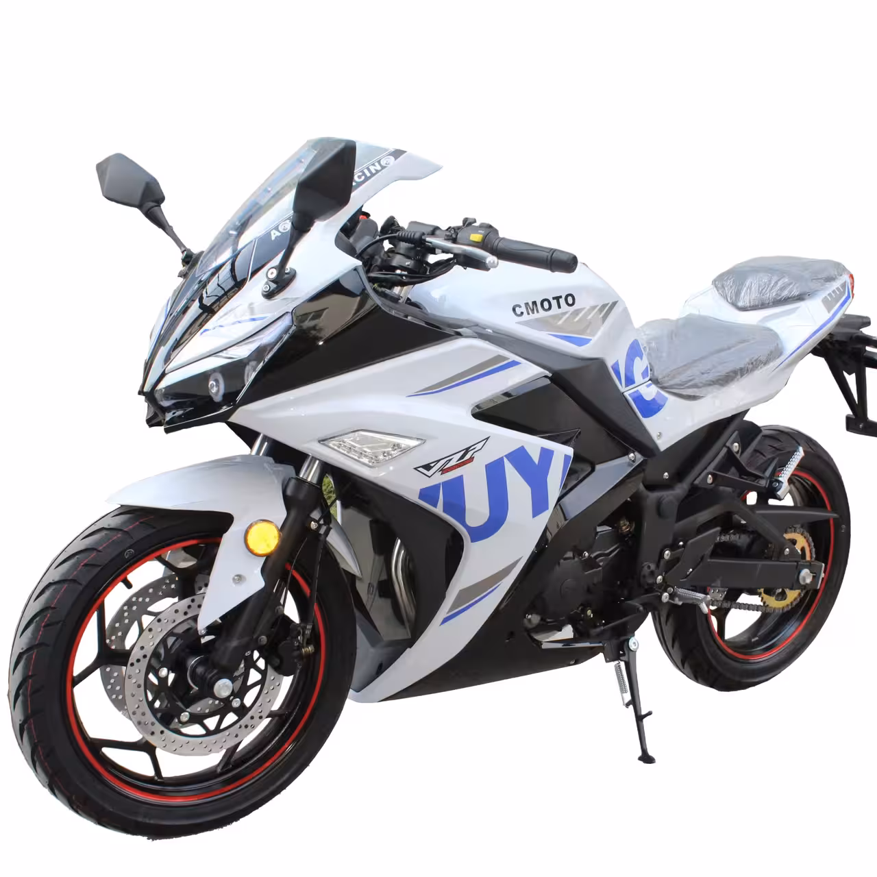 150cc-200cc Gasoline Racing Motorcycle Balanced Engine Chain Drive Dual Disc Brakes Hydraulic Shocks