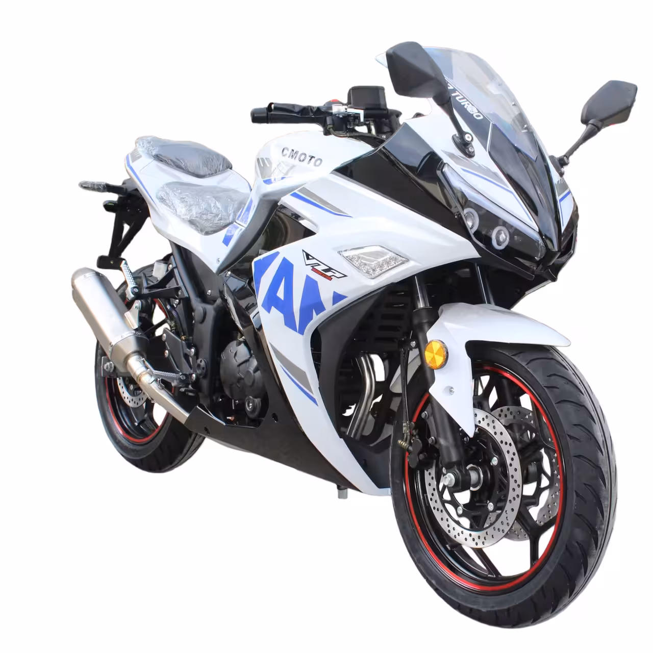 150cc-200cc Gasoline Racing Motorcycle Balanced Engine Chain Drive Dual Disc Brakes Hydraulic Shocks