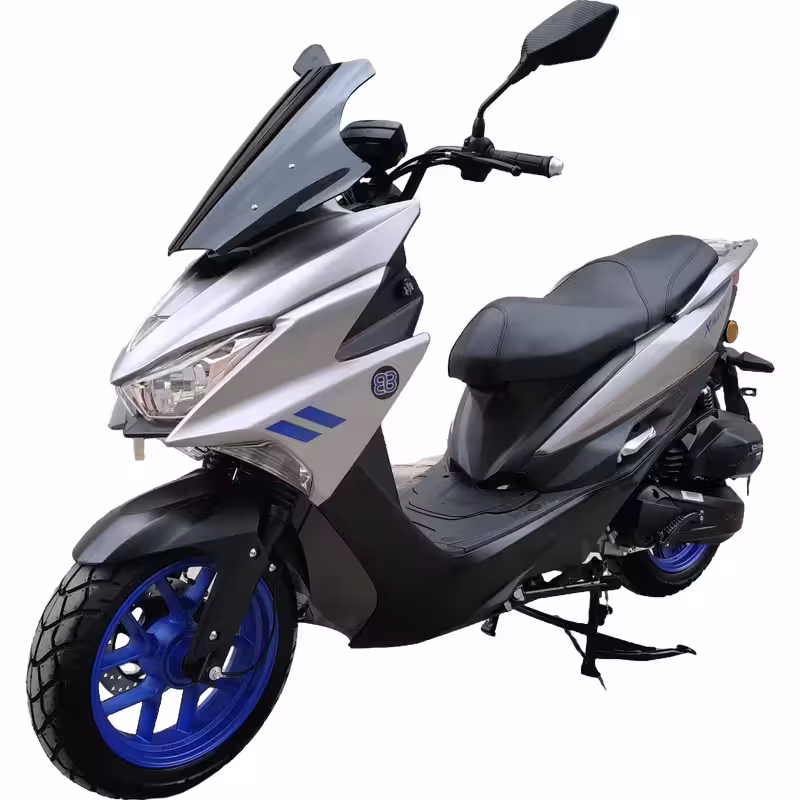 150cc Factory Direct Sales of Cheap Gasoline Motorcycles 4 Stroke Engine Withe Disc Brake Petrol Scooters Adult Size