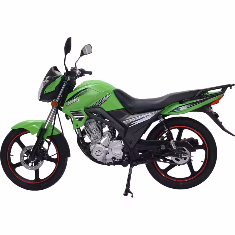 150cc Gasoline Scooter Air-Cooled Engine Front Disc and Rear Drum Brakes Electric Kick Start 12 inch Wheels