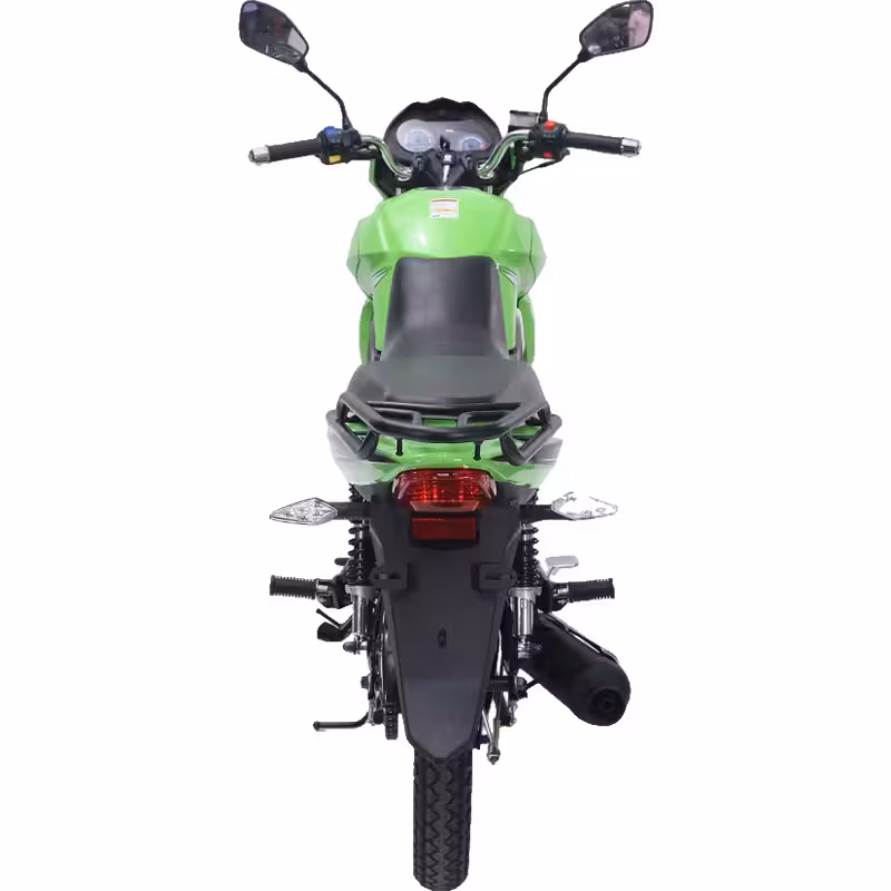 150cc Gasoline Scooter Air-Cooled Engine Front Disc and Rear Drum Brakes Electric Kick Start 12 inch Wheels