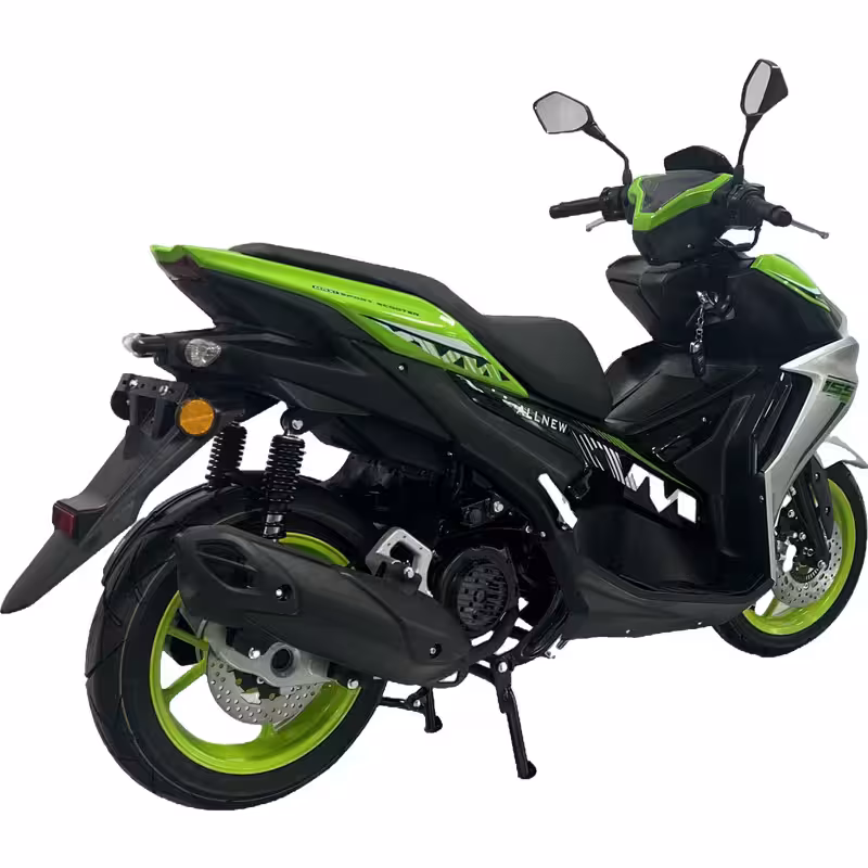 150cc Gasoline City Scooter High Torque Air-Cooled CVT Transmission Dual Disc Brakes Electric Start