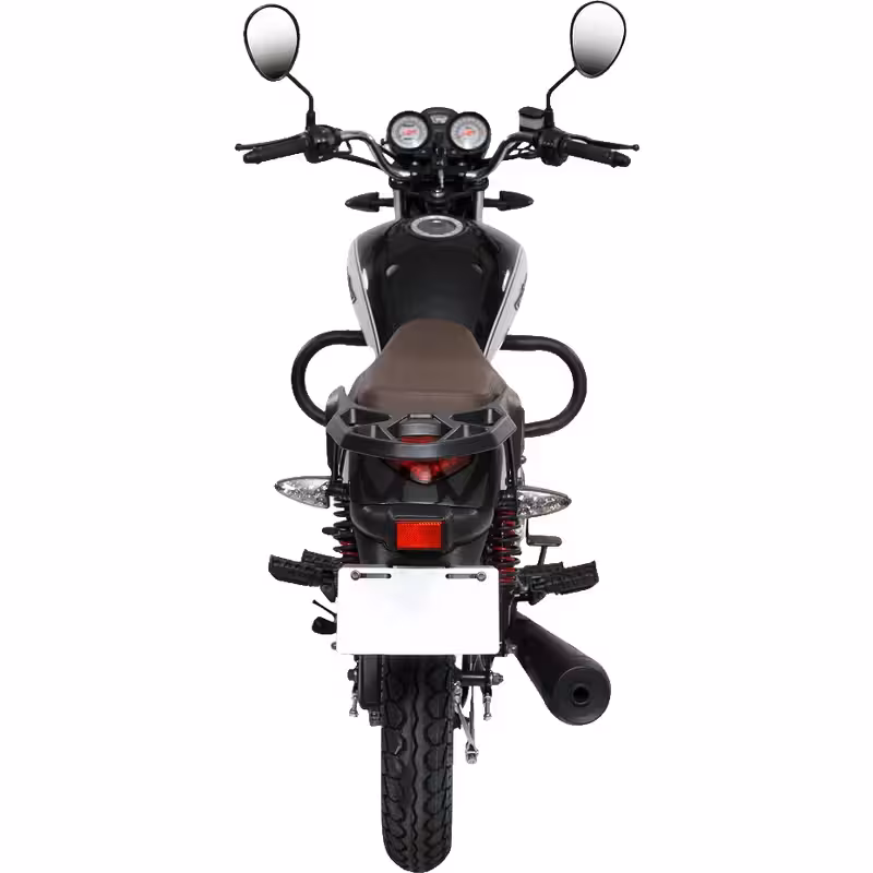 150cc Gasoline Scooter Air-Cooled Engine Front Disc and Rear Drum Brakes Electric Kick Start Hydraulic Suspension