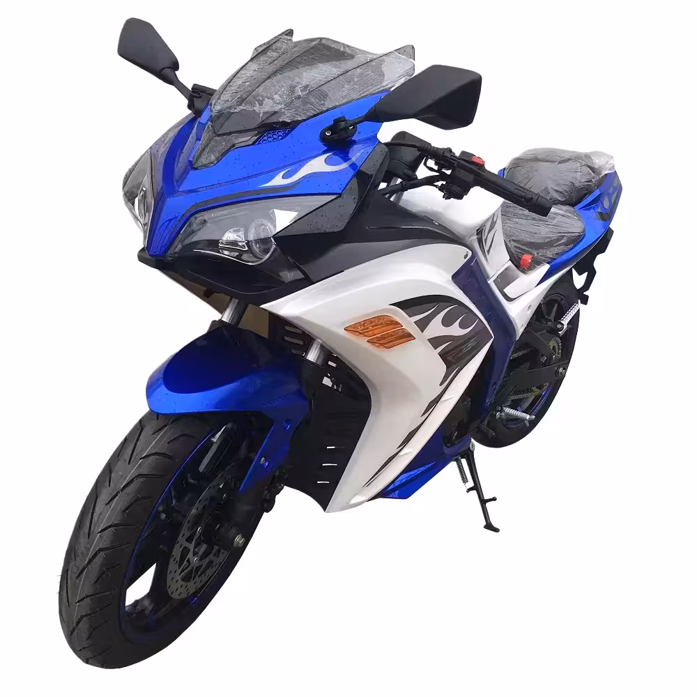 50cc-100cc, 125cc Gasoline Sport Motorcycle 4 Stroke Chain Drive Racing Style Hydraulic Suspension Compact Build