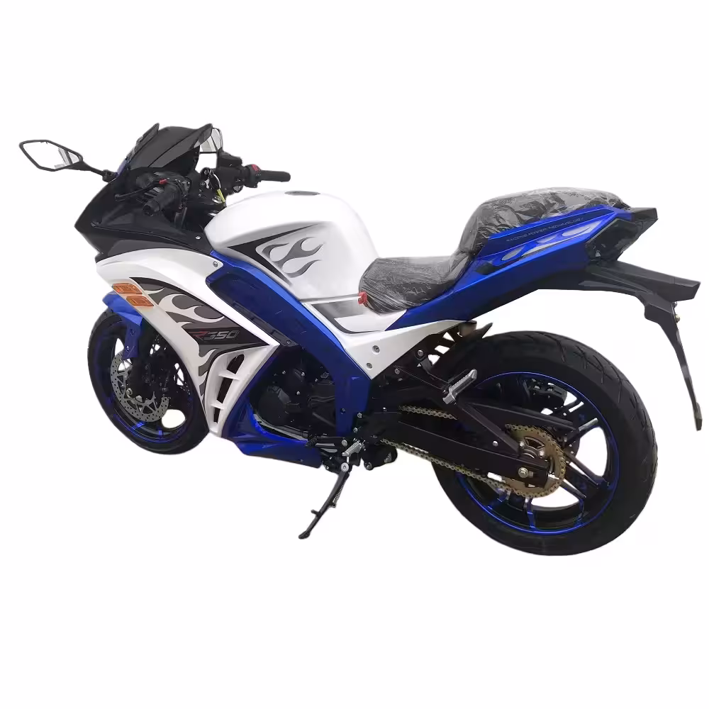 50cc-100cc, 125cc Gasoline Sport Motorcycle 4 Stroke Chain Drive Racing Style Hydraulic Suspension Compact Build