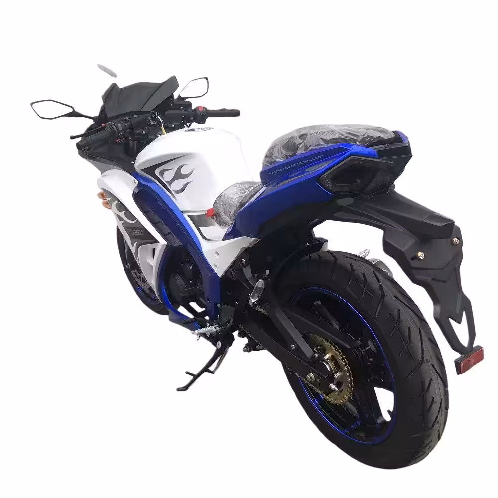 50cc-100cc, 125cc Gasoline Sport Motorcycle 4 Stroke Chain Drive Racing Style Hydraulic Suspension Compact Build