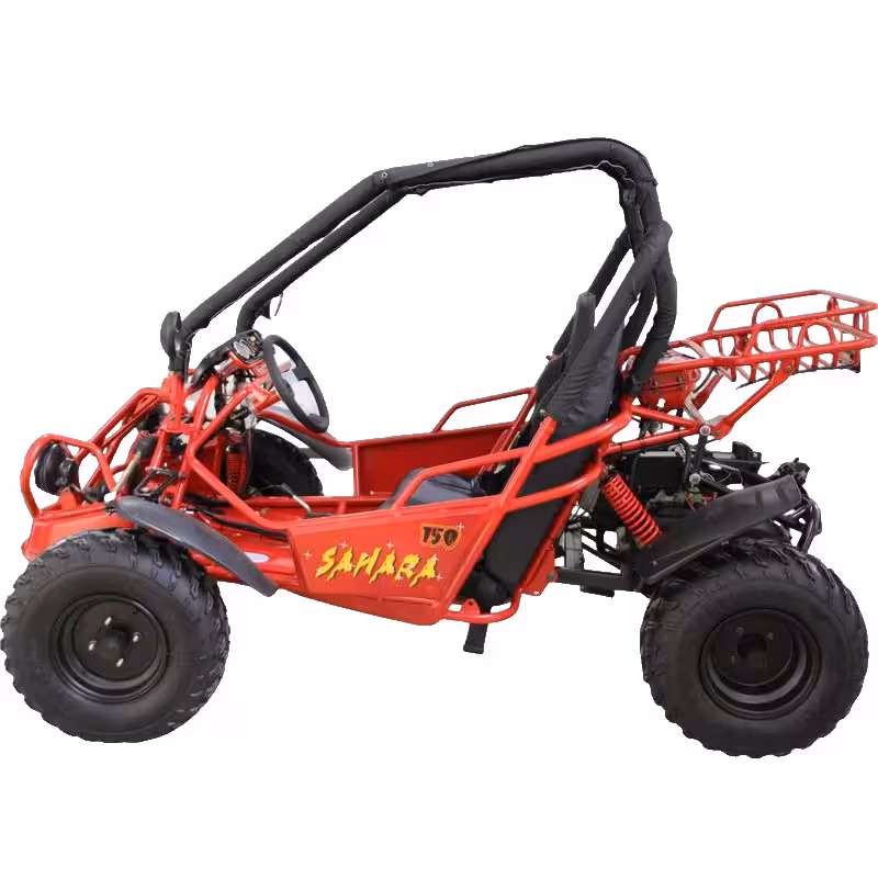 150cc Air-Cooled GY6 150 Engine 2 Seat Gas Powered Go Kart Quad