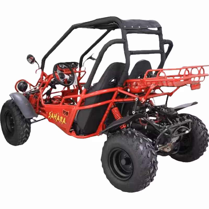 150cc Air-Cooled GY6 150 Engine 2 Seat Gas Powered Go Kart Quad