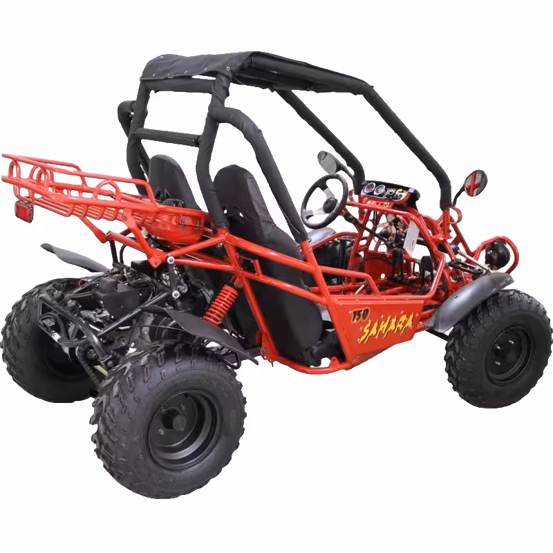 150cc Air-Cooled GY6 150 Engine 2 Seat Gas Powered Go Kart Quad