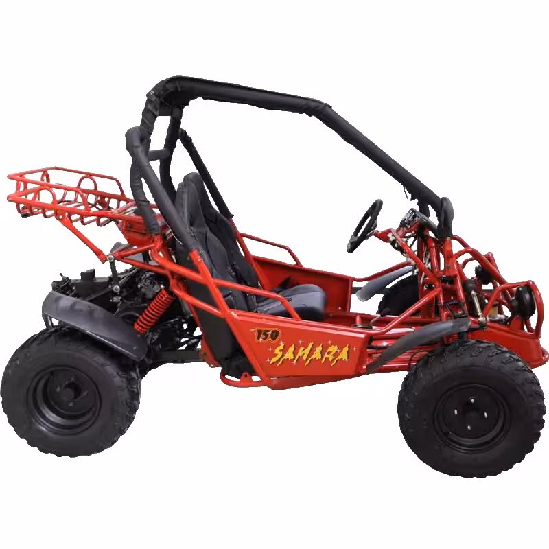 150cc Air-Cooled GY6 150 Engine 2 Seat Gas Powered Go Kart Quad
