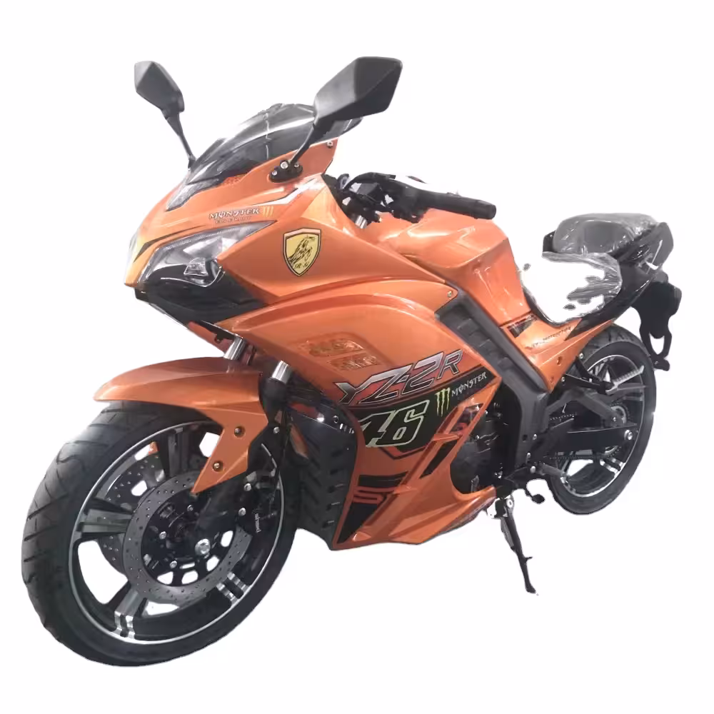100cc-200cc Gasoline Racing Motorcycle Chain Drive Hydraulic Front Shocks 90km/h Max Speed Sport Design
