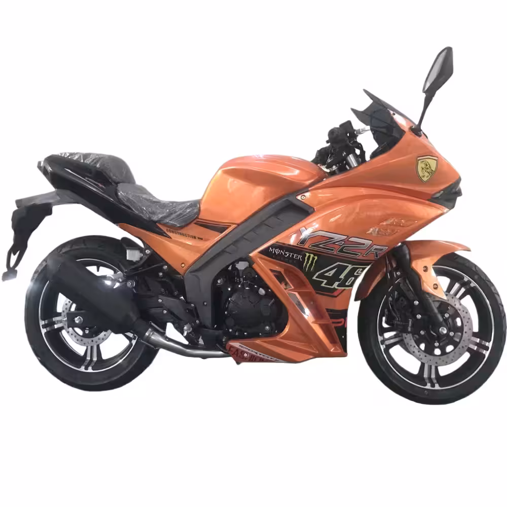 100cc-200cc Gasoline Racing Motorcycle Chain Drive Hydraulic Front Shocks 90km/h Max Speed Sport Design