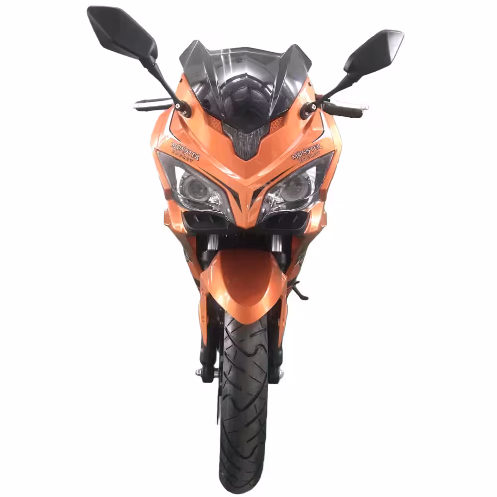 100cc-200cc Gasoline Racing Motorcycle Chain Drive Hydraulic Front Shocks 90km/h Max Speed Sport Design