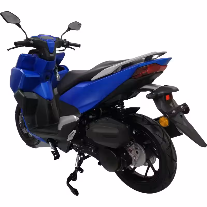150cc Gasoline Scooter High Spec Dual Disc Brakes Hydraulic Suspension Digital Meter