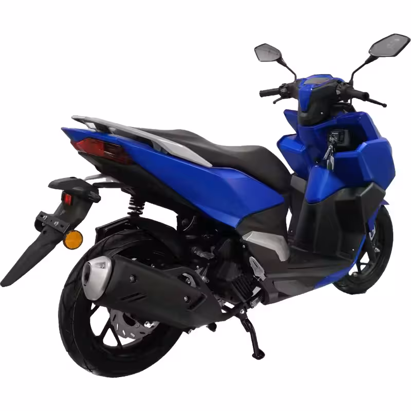 150cc Gasoline Scooter High Spec Dual Disc Brakes Hydraulic Suspension Digital Meter