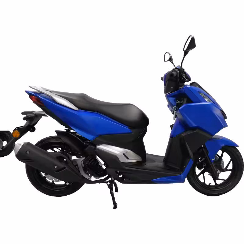 150cc Gasoline Scooter High Spec Dual Disc Brakes Hydraulic Suspension Digital Meter