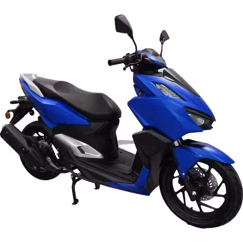 150cc Gasoline Scooter High Spec Dual Disc Brakes Hydraulic Suspension Digital Meter