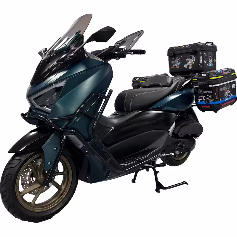 150cc Gasoline Scooter Dual Disc Brakes 85km/h Max Speed 10L Fuel Tank