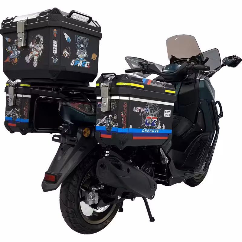 150cc Gasoline Scooter Dual Disc Brakes 85km/h Max Speed 10L Fuel Tank