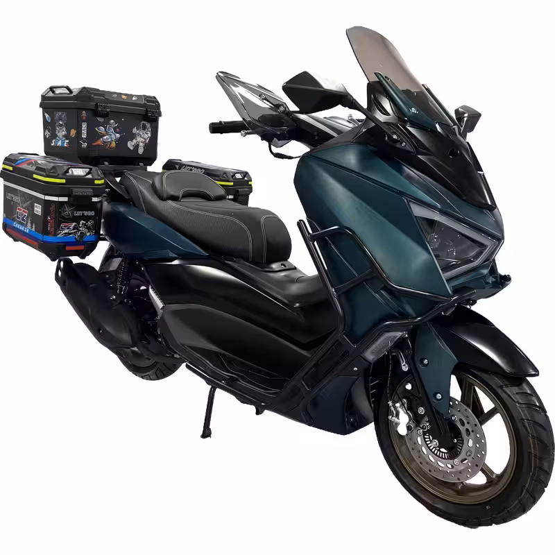 150cc Gasoline Scooter Dual Disc Brakes 85km/h Max Speed 10L Fuel Tank