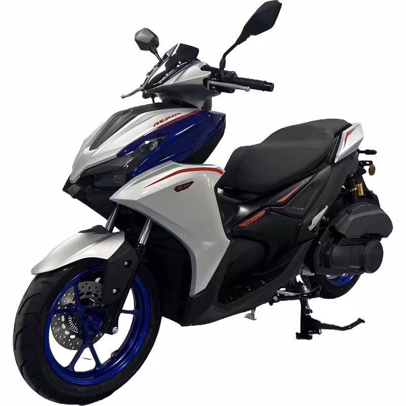 150cc Gasoline Scooter Front and Rear Disc Brakes Dual Start Hydraulic Suspension Digital Speedometer