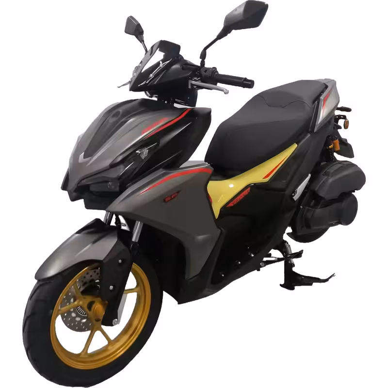 150cc Gasoline Scooter Front and Rear Disc Brakes Dual Start Hydraulic Suspension Digital Speedometer
