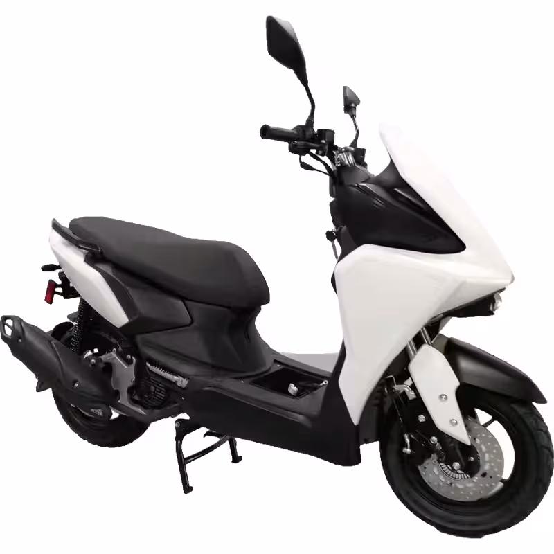 150cc Gasoline Scooter Front and Rear Disc Brakes Dual Start Hydraulic Suspension Compact Style