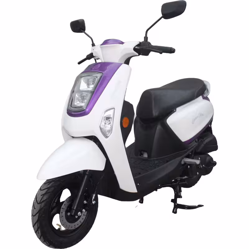 150cc Gasoline Sport Scooter Front Disc Rear Drum Brakes 105km/h Max Speed 5L Fuel Tank