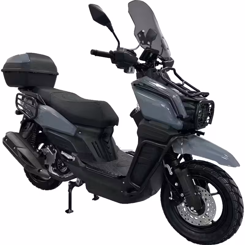 150cc Gasoline Scooter Front Disc Rear Drum Brakes 85km/h Max Speed 6L Fuel Tank