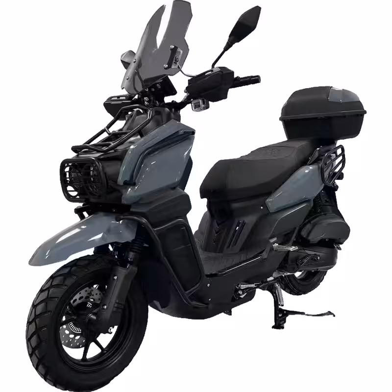 150cc Gasoline Scooter Front Disc Rear Drum Brakes 85km/h Max Speed 6L Fuel Tank