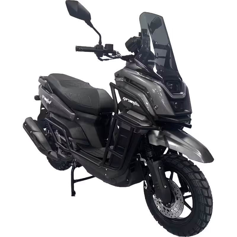150cc Gasoline Scooter Front Disc Rear Drum Brakes 85km/h Top Speed 7L Fuel Tank
