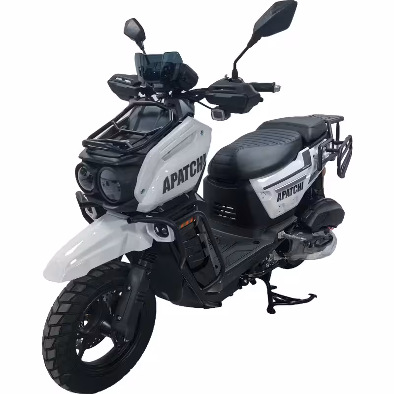 150cc Gasoline Scooter Front Disc Rear Drum Brakes 85km/h Max Speed 7L Large Fuel Tank