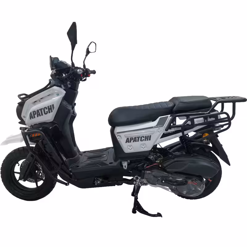 150cc Gasoline Scooter Front Disc Rear Drum Brakes 85km/h Max Speed 7L Large Fuel Tank