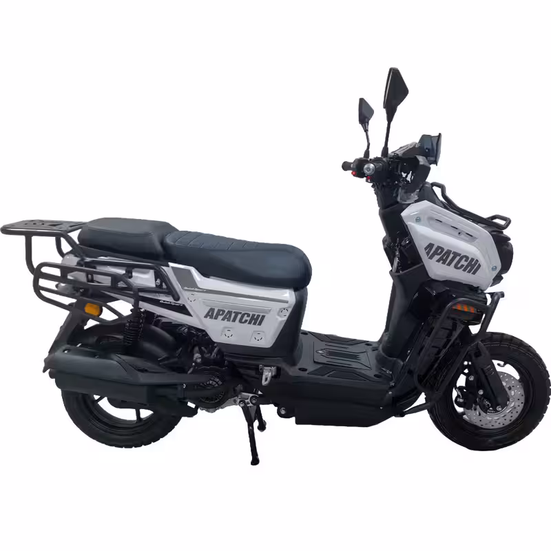 150cc Gasoline Scooter Front Disc Rear Drum Brakes 85km/h Max Speed 7L Large Fuel Tank