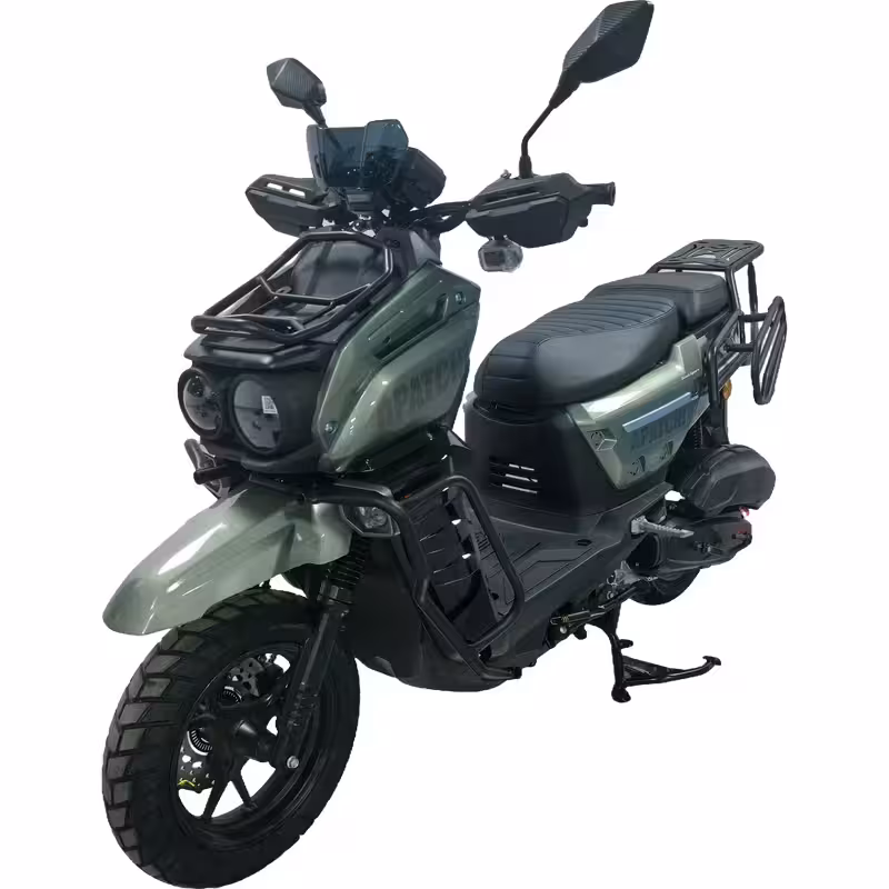 150cc Gasoline Scooter Front Disc Rear Drum Brakes 85km/h Max Speed 7L Large Fuel Tank