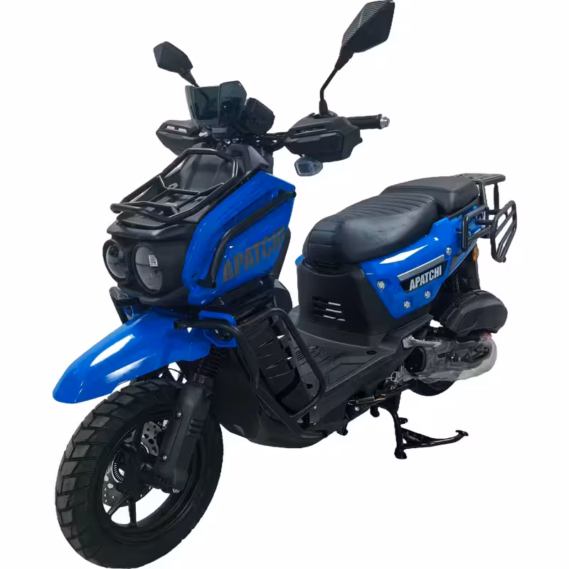 150cc Gasoline Scooter Front Disc Rear Drum Brakes 85km/h Max Speed 7L Large Fuel Tank