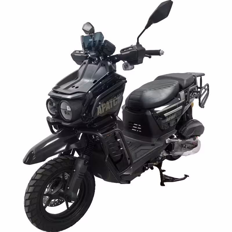 150cc Gasoline Scooter Front Disc Rear Drum Brakes 85km/h Max Speed 7L Large Fuel Tank