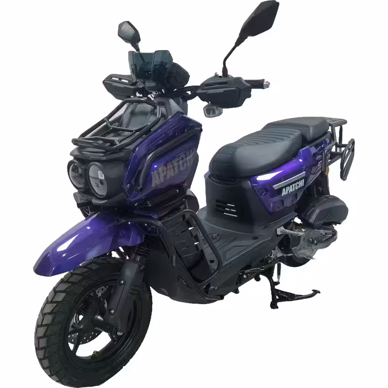 150cc Gasoline Scooter Front Disc Rear Drum Brakes 85km/h Max Speed 7L Large Fuel Tank