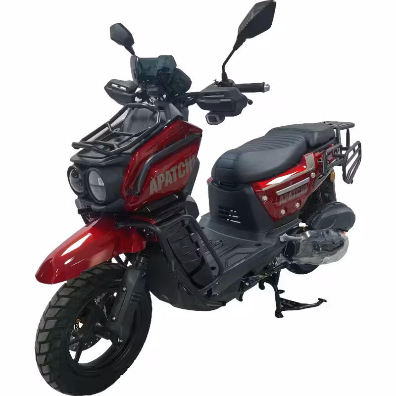 150cc Gasoline Scooter Front Disc Rear Drum Brakes 85km/h Max Speed 7L Large Fuel Tank