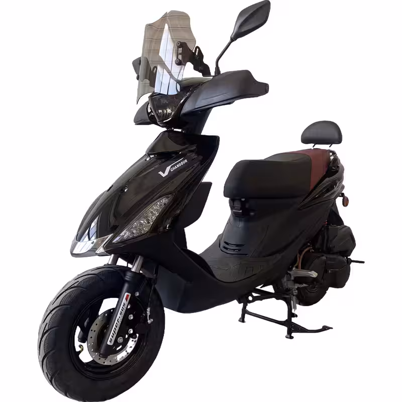 150cc Gasoline Scooter Front Disc Rear Drum Brakes 85km/h Top Speed 5L Fuel Tank