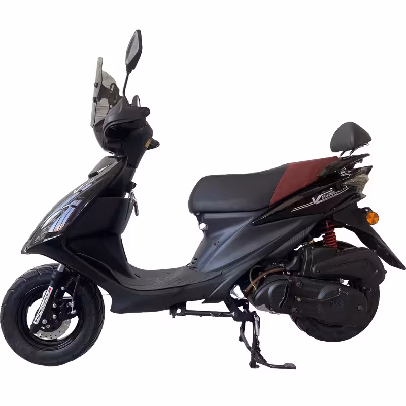 150cc Gasoline Scooter Front Disc Rear Drum Brakes 85km/h Top Speed 5L Fuel Tank
