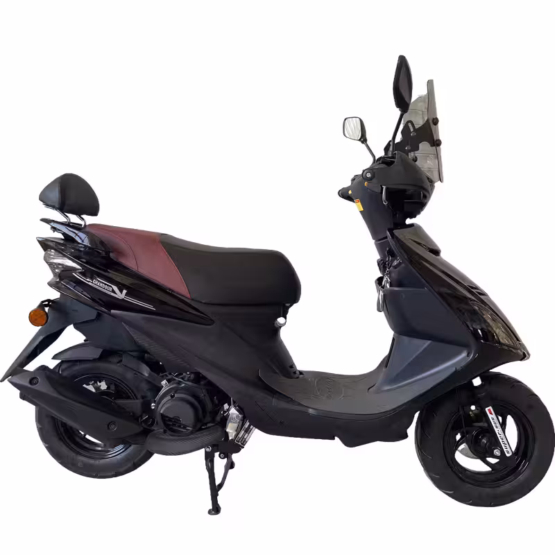 150cc Gasoline Scooter Front Disc Rear Drum Brakes 85km/h Top Speed 5L Fuel Tank