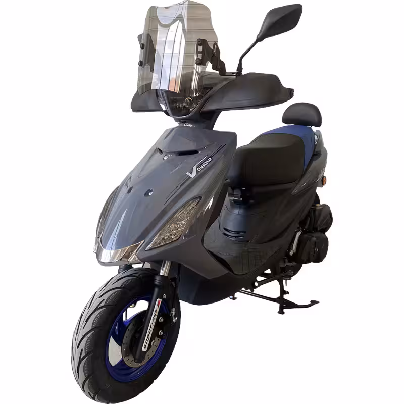 150cc Gasoline Scooter Front Disc Rear Drum Brakes 85km/h Top Speed 5L Fuel Tank