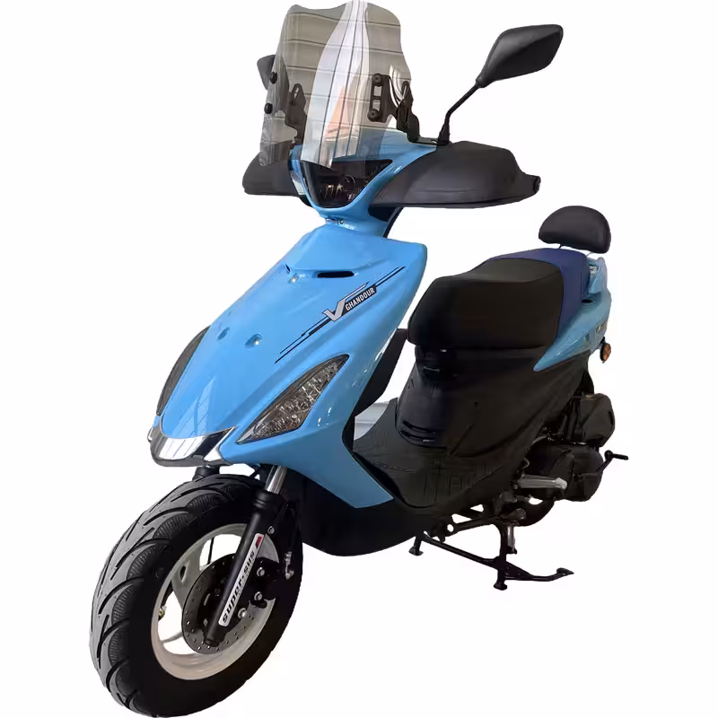 150cc Gasoline Scooter Front Disc Rear Drum Brakes 85km/h Top Speed 5L Fuel Tank