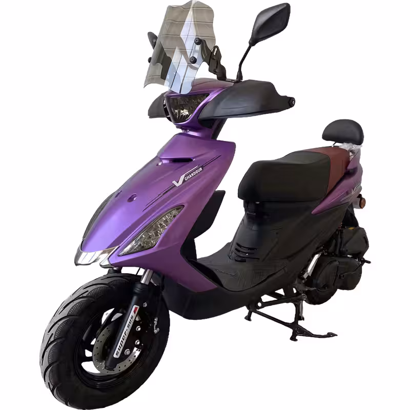 150cc Gasoline Scooter Front Disc Rear Drum Brakes 85km/h Top Speed 5L Fuel Tank