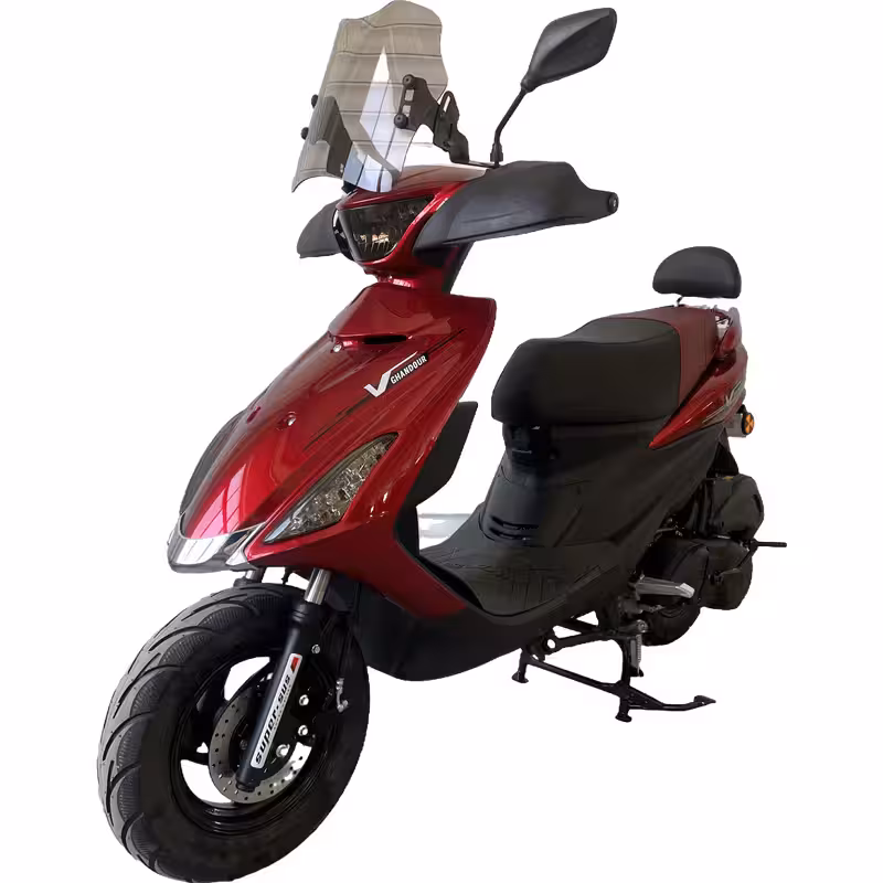 150cc Gasoline Scooter Front Disc Rear Drum Brakes 85km/h Top Speed 5L Fuel Tank