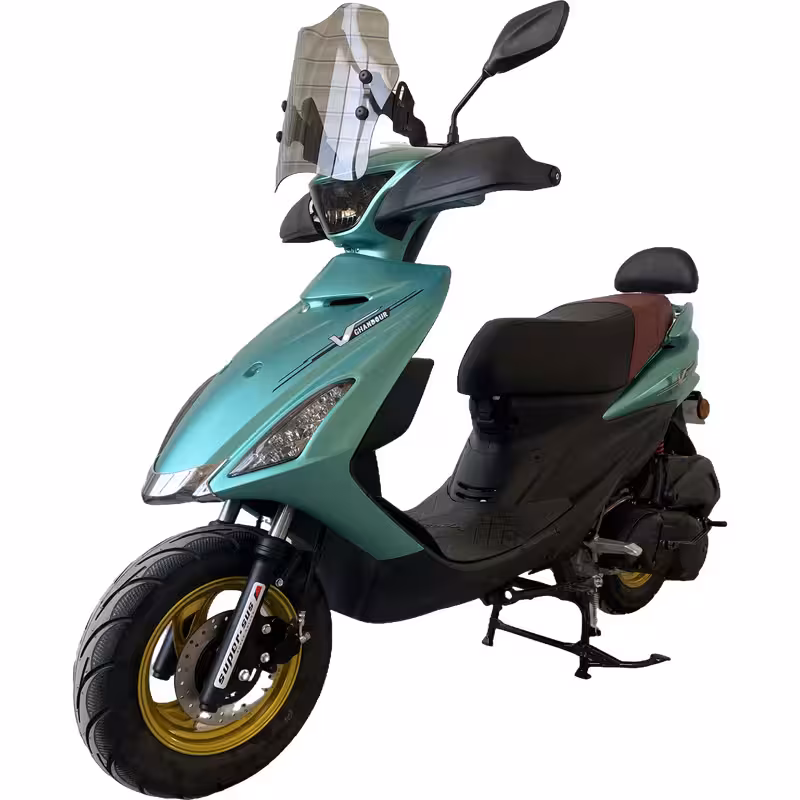 150cc Gasoline Scooter Front Disc Rear Drum Brakes 85km/h Top Speed 5L Fuel Tank